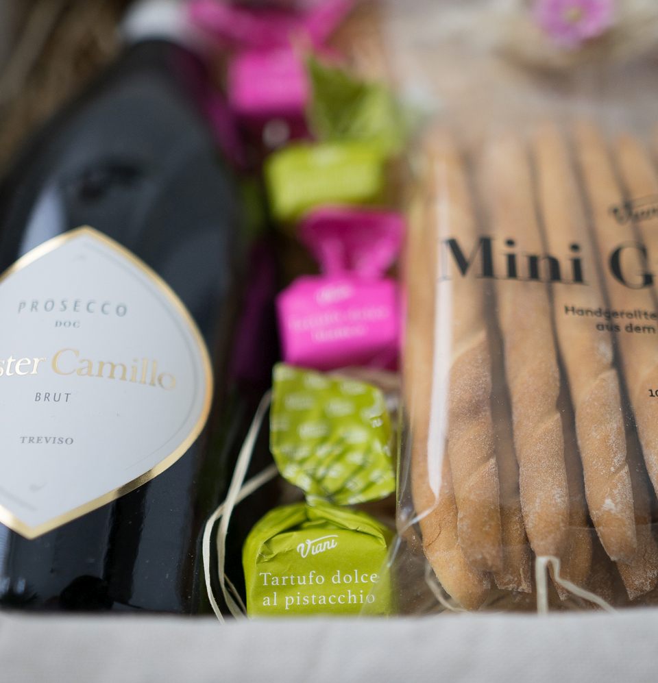 Geschenkkorb „Zur Hochzeit