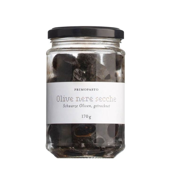 Schwarze Oliven ohne Stein