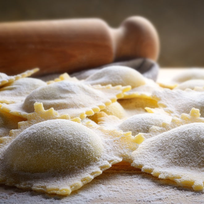 Ravioli mit Steinpilzfüllung nach Gourmido Art