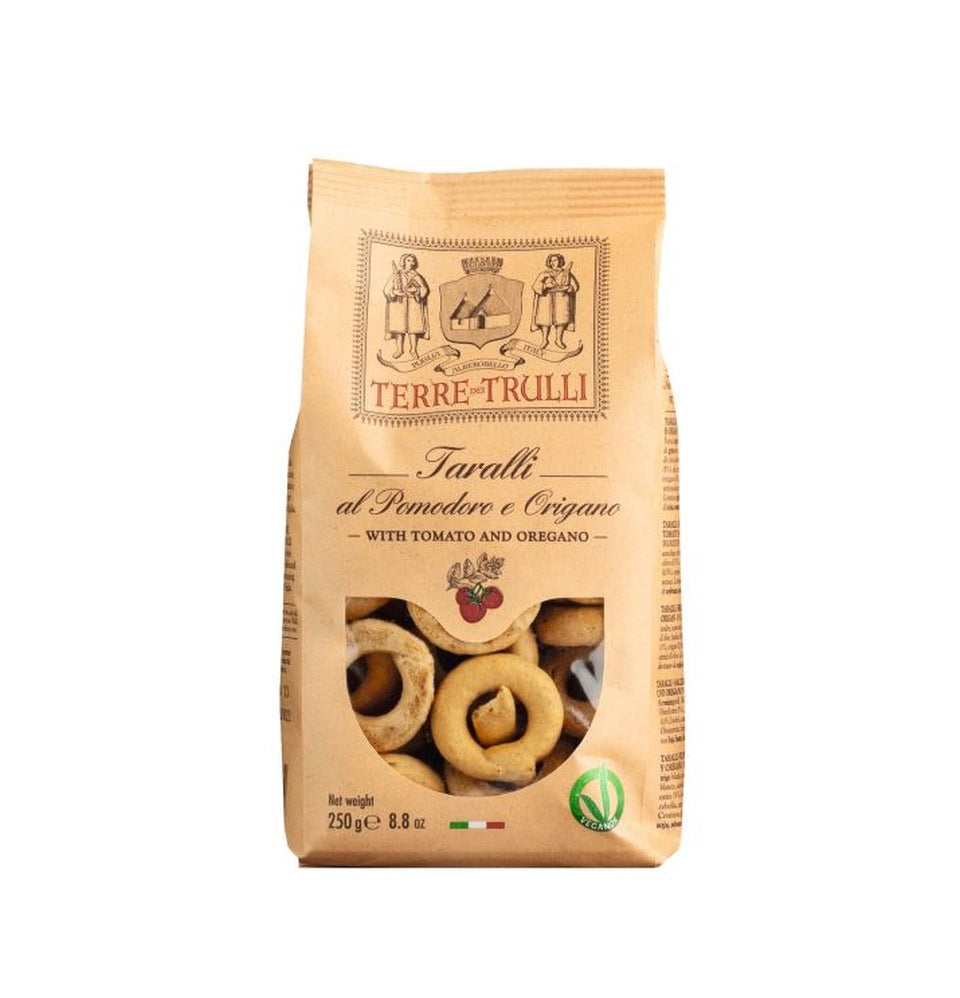 Taralli mit Tomate und Oregano